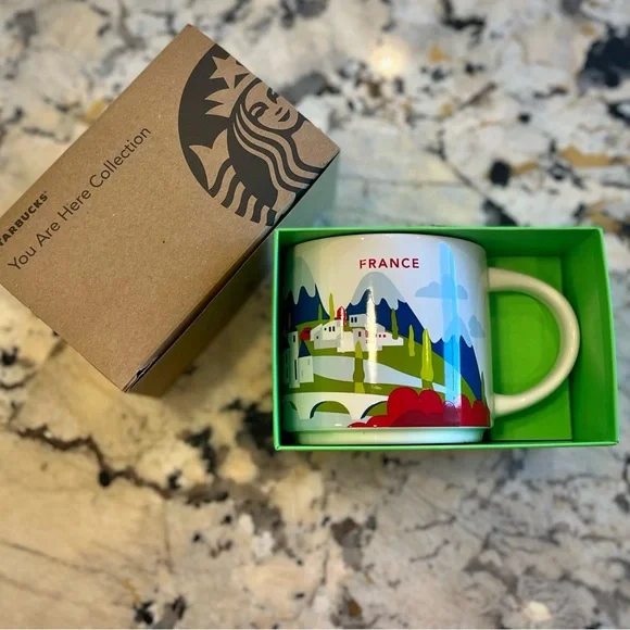 NIB Starbucks YAH series FRANCE Scenic Ceramic Mug collectible - Picture 7 of 7